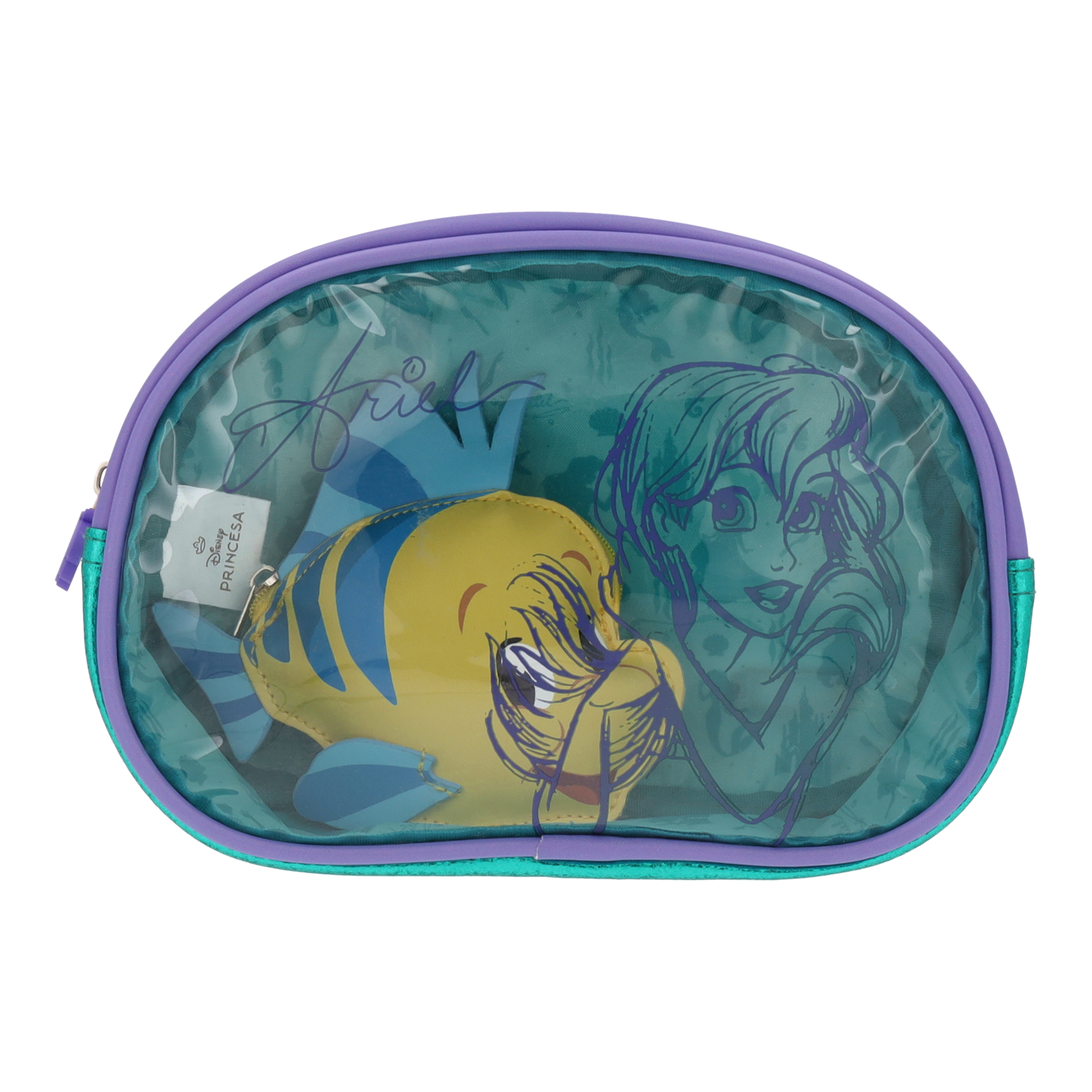Estuchera Princesas de La Sirenita y Flounder
