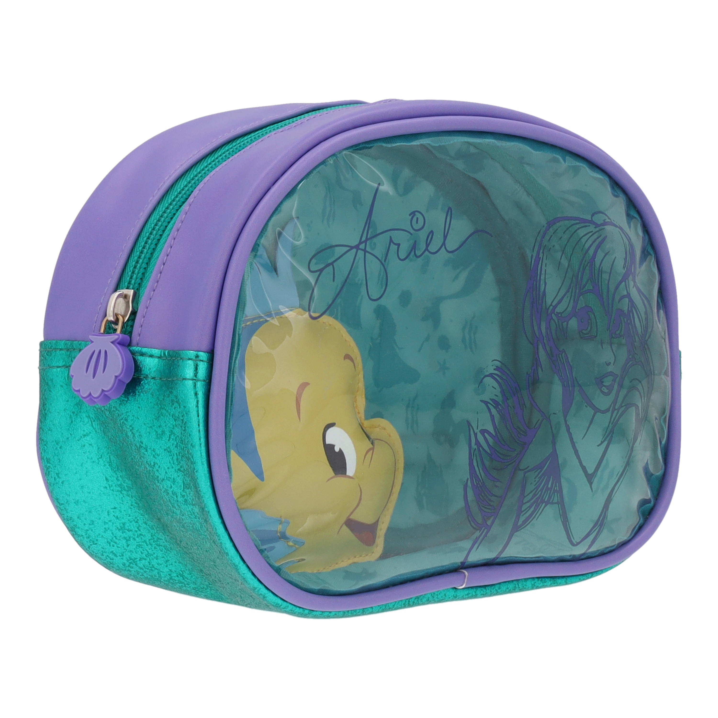 Estuchera Princesas de La Sirenita y Flounder