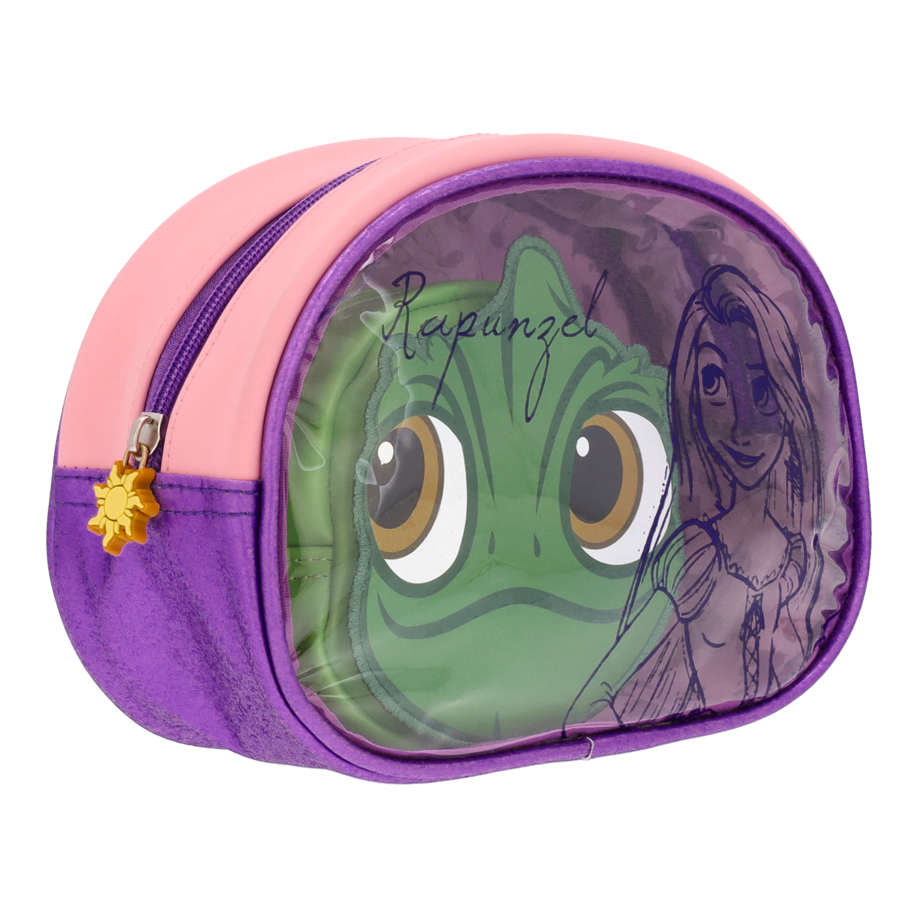 Estuchera Princesas de Rapunzel y Pascal