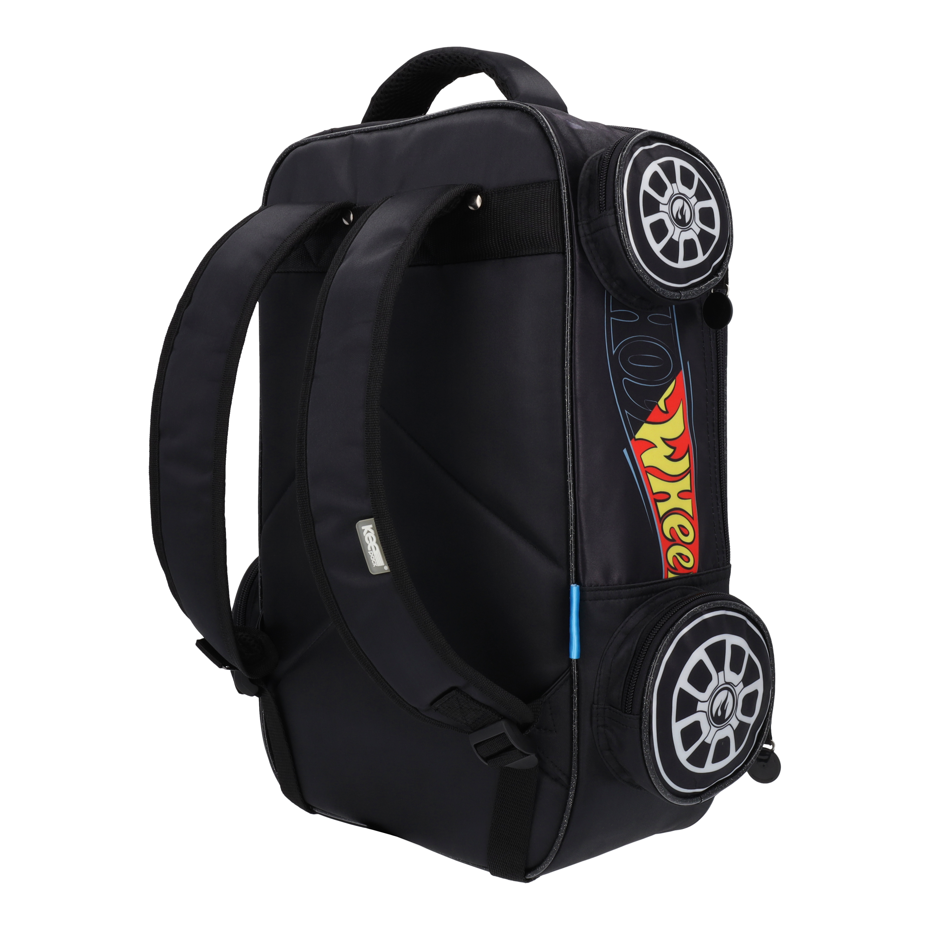 Mochila con Forma de Hot Wheels Negro