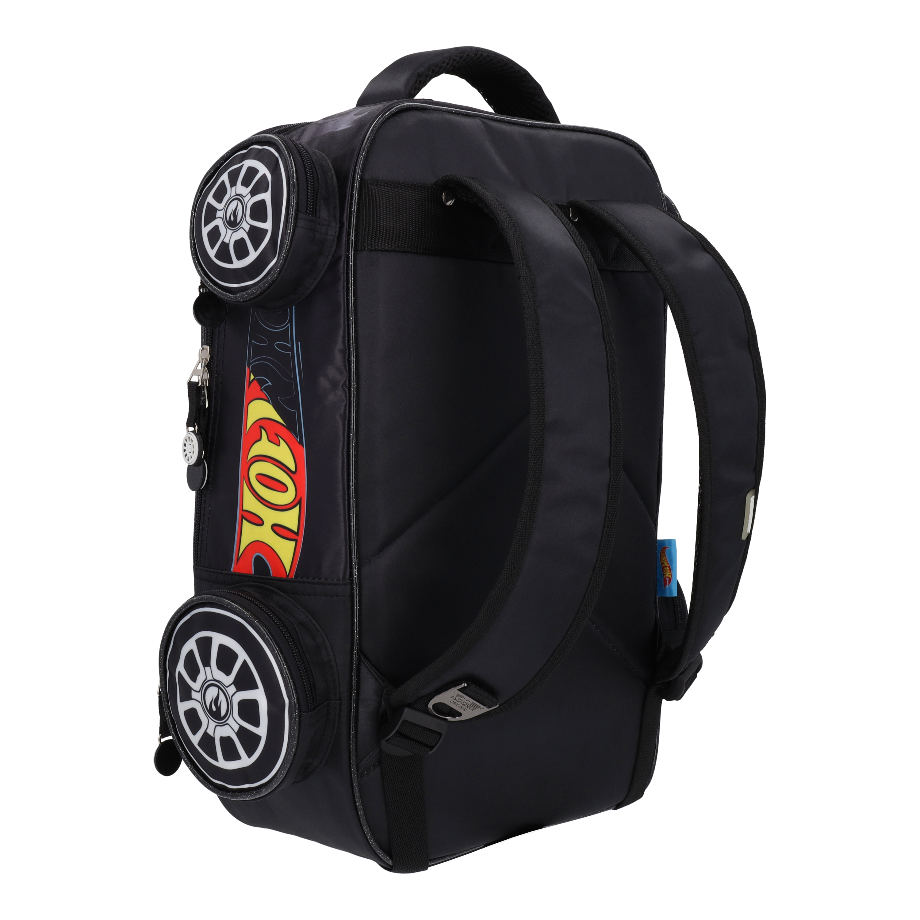Mochila con Forma de Hot Wheels Negro