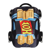 Mochila con Forma de Hot Wheels Negro