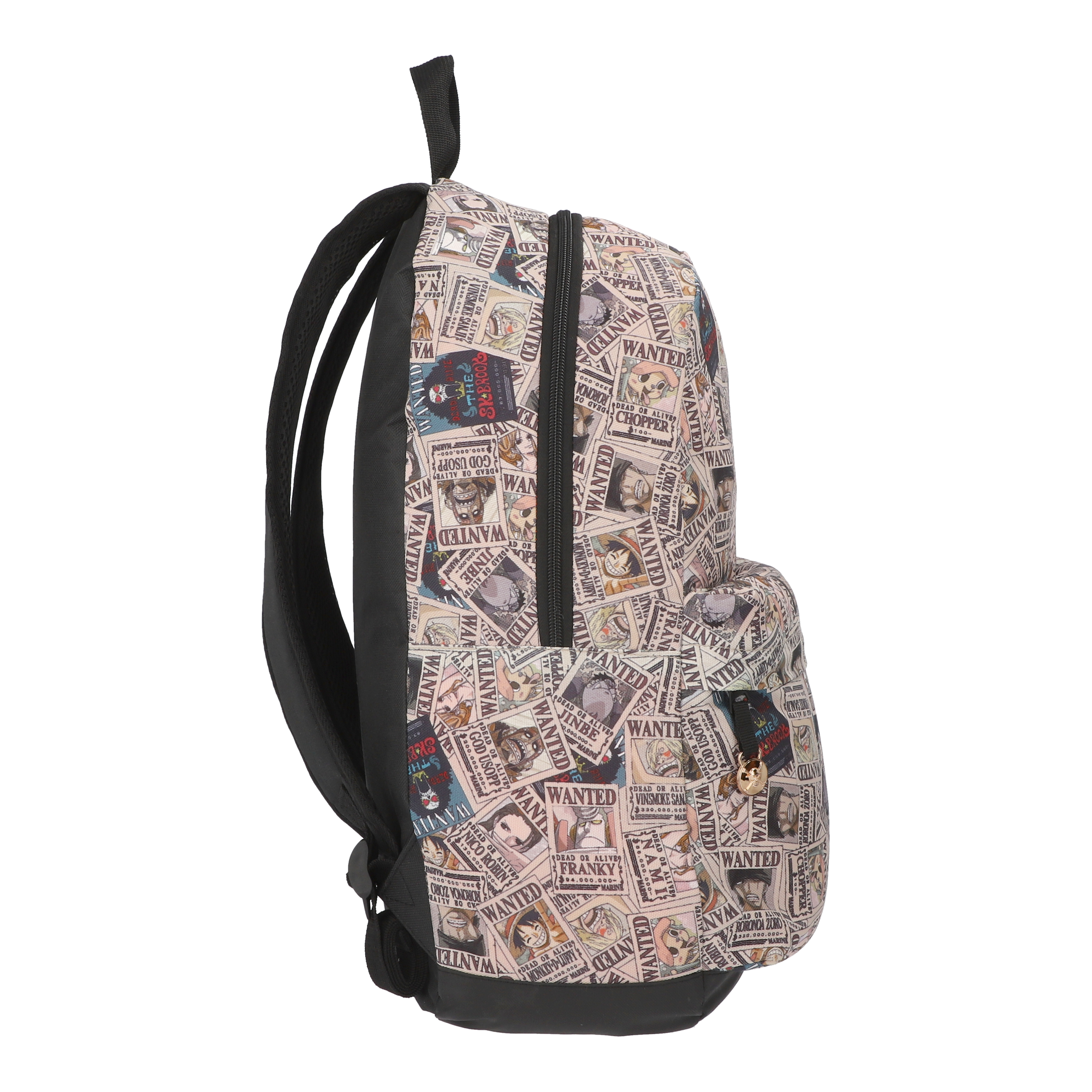 Mochila, Lonchera y Lapicera One Piece Carteles Se Busca