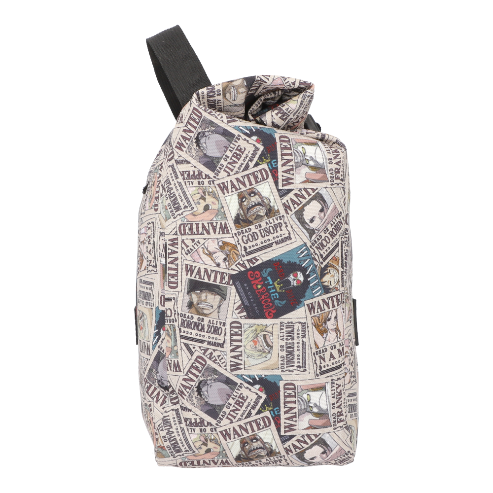 Mochila, Lonchera y Lapicera One Piece Carteles Se Busca