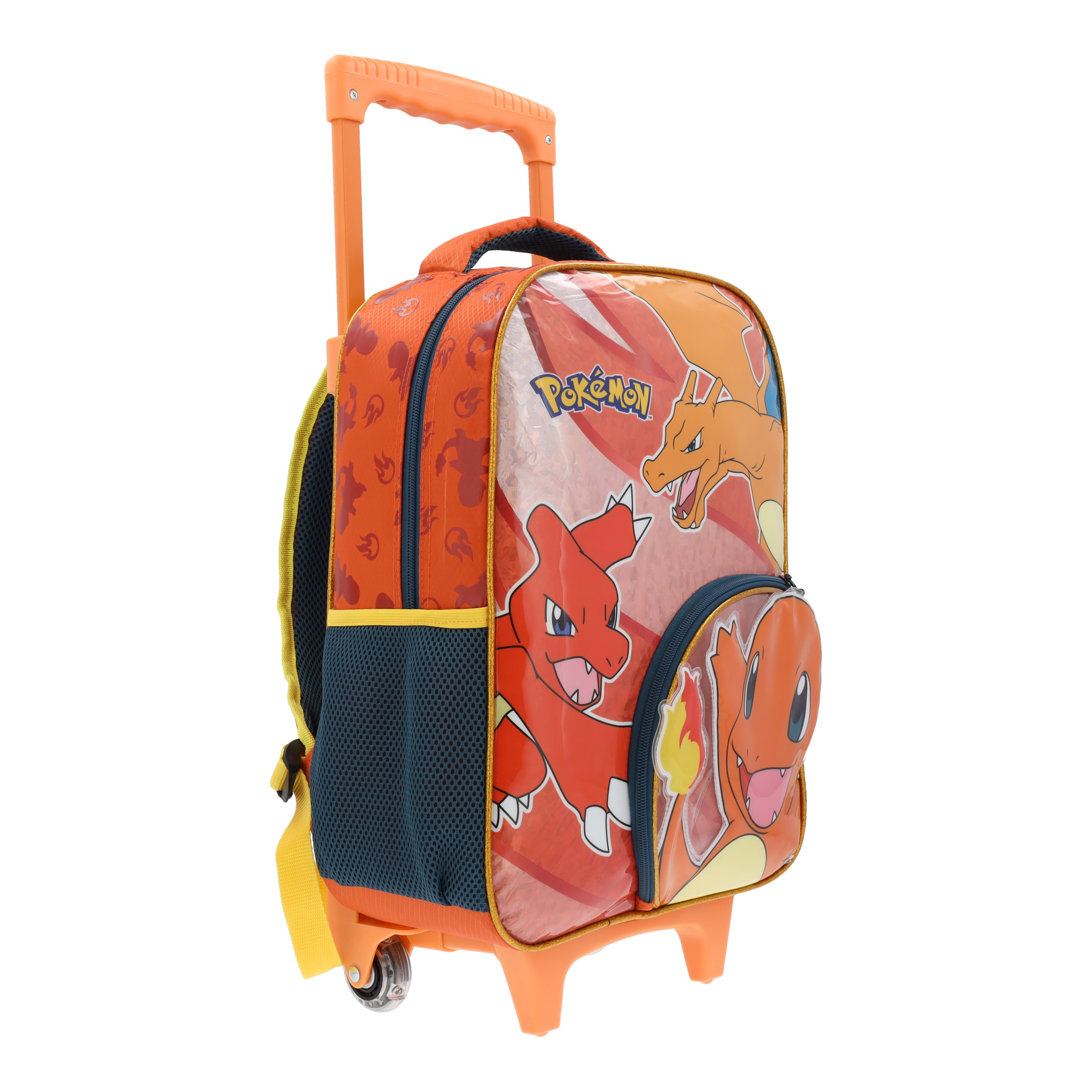 Mochila Escolar con Carrito Pokémon Tipo Fuego Edición 05